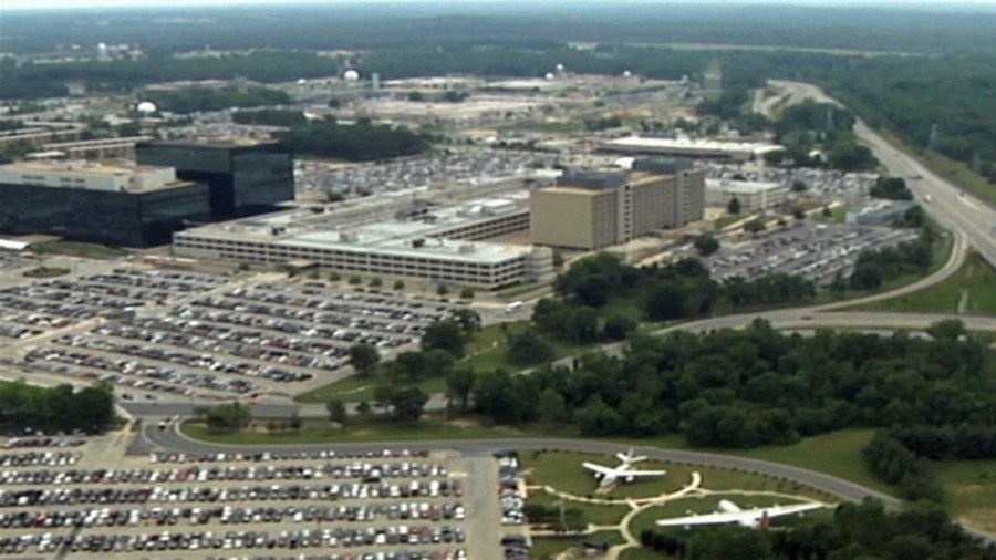 National Security Agency sign outside the NSA building in Washington, D.C. (Credit: National Security Agency)