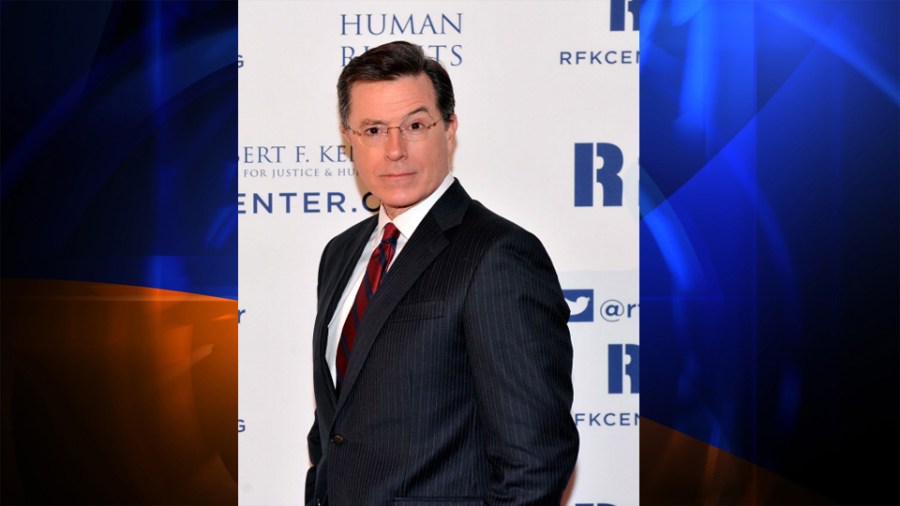 Colbert with background