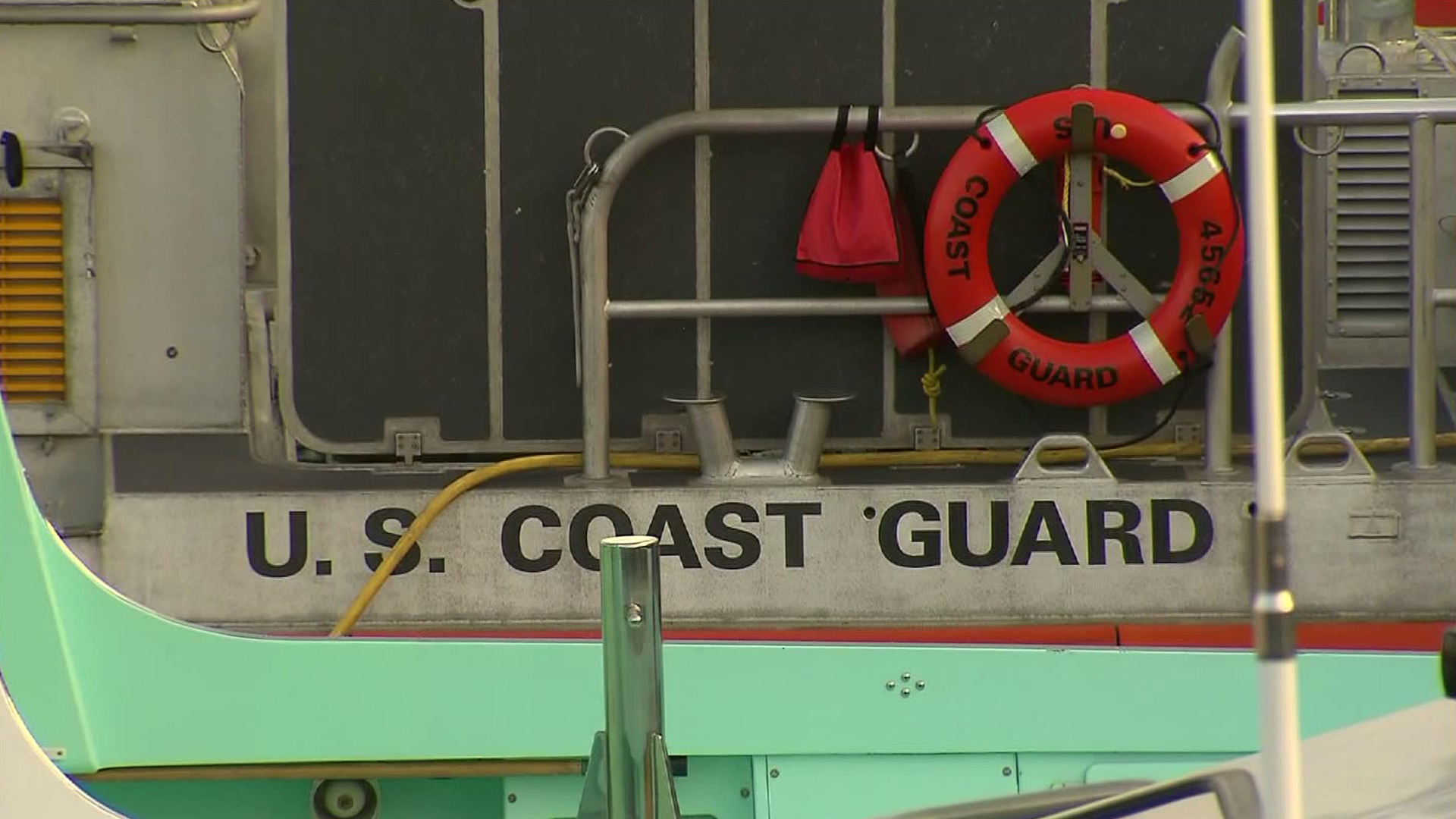 A file photo shows a U.S. Coast Guard vessel. (Credit: KTLA)