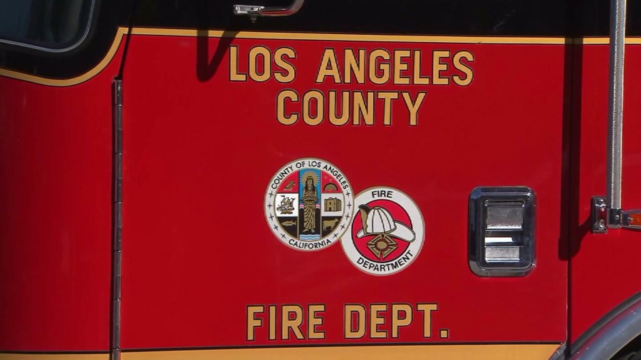 A Los Angeles County Fire Department vehicle is seen in a file photo. (Credit: KTLA)