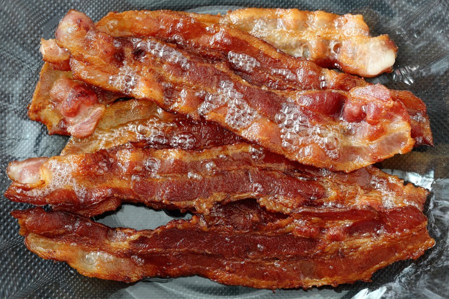 Cooked bacon is seen in this file photo. (Credit: Shutterstock)