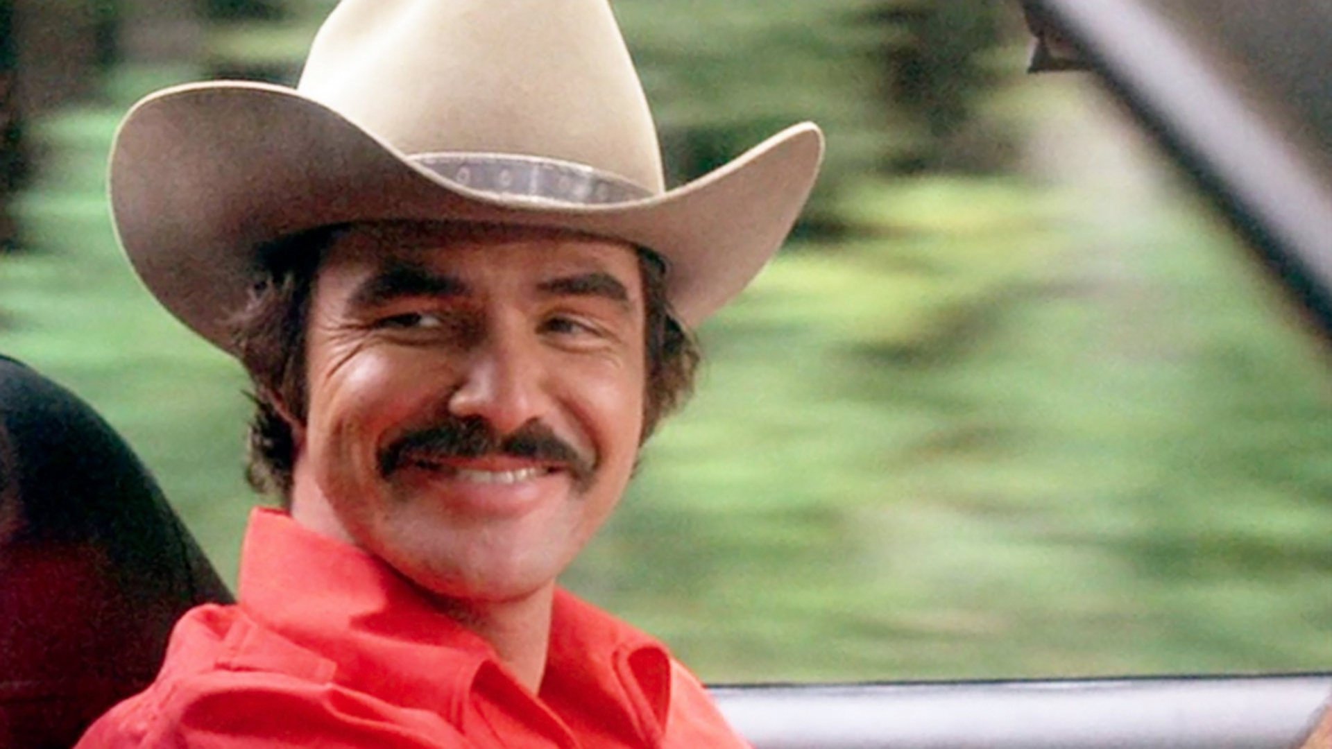 Actor Burt Reynolds is pictured in a scene from "Smokey and the Bandit."