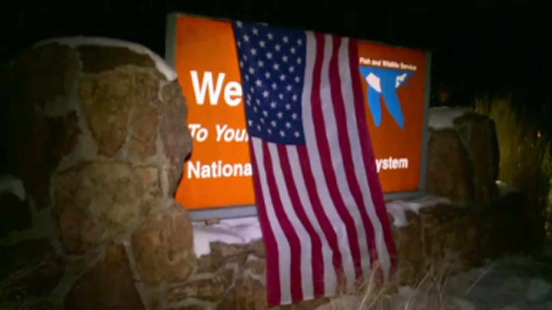 A group over armed protesters have taken over a building in a federal wildlife refuge in Oregon. The group is inside part of the Malheur National Wildlife Refuge near Burns after gathering outside for a demonstration supporting Dwight and Steven Hammond, father and son ranchers who were convicted of arson. (Credit: KTVZ)