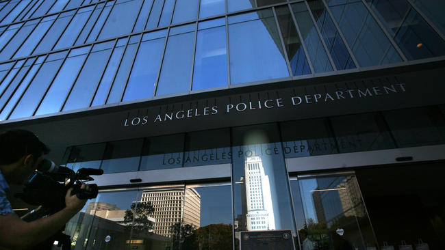 LAPD headquarters are shown in a file photo. (Credit: Bob Chamberlin / Los Angeles Times)