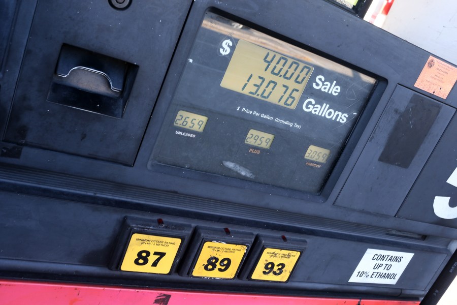 The pump displays the price of gas at the U-gas station on Dec. 8, 2014 in Miami, Florida. (Credit: Joe Raedle/Getty Images)