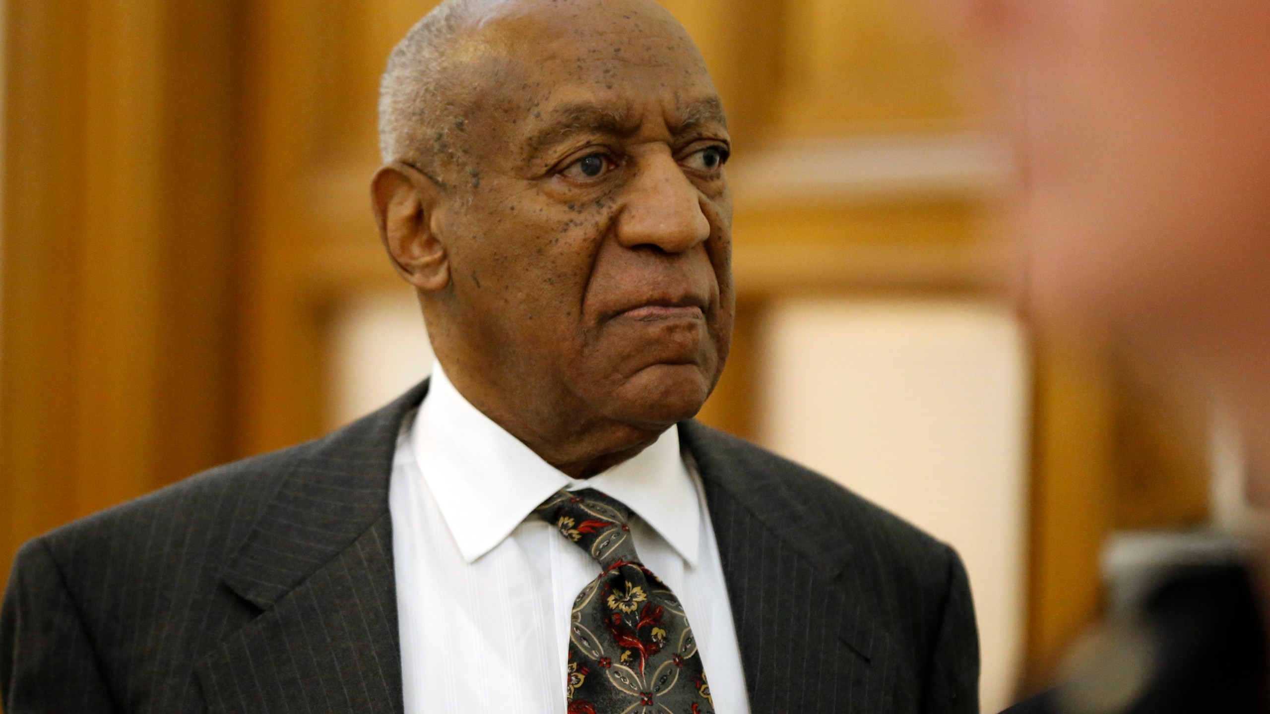 Bill Cosby departs the Montgomery County Courthouse after a preliminary hearing, May 24, 2016, in Norristown, Pennsylvania. (Credit: Matt Rourke-Pool/Getty Images)