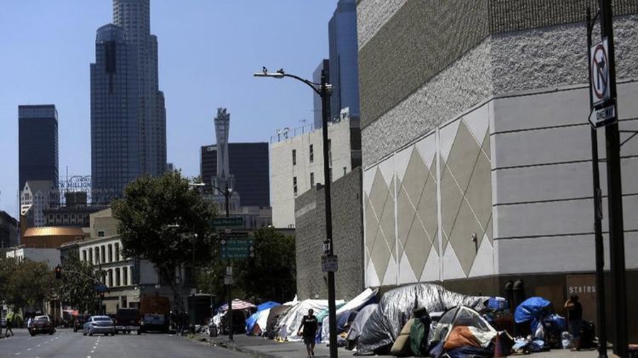 Homelessness in Los Angeles has gone up from 2015 to 2016. (Credit: Genaro Molina / Los Angeles Times)