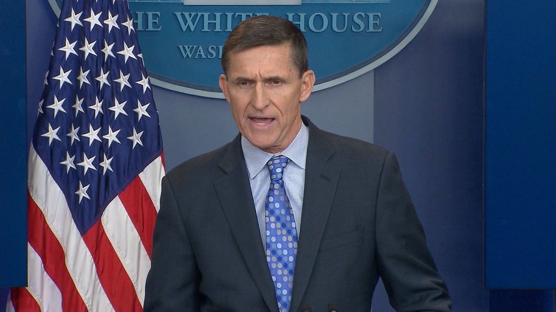 Former White House national security adviser Michael Flynn is shown in a file photo. (Credit:CNN)