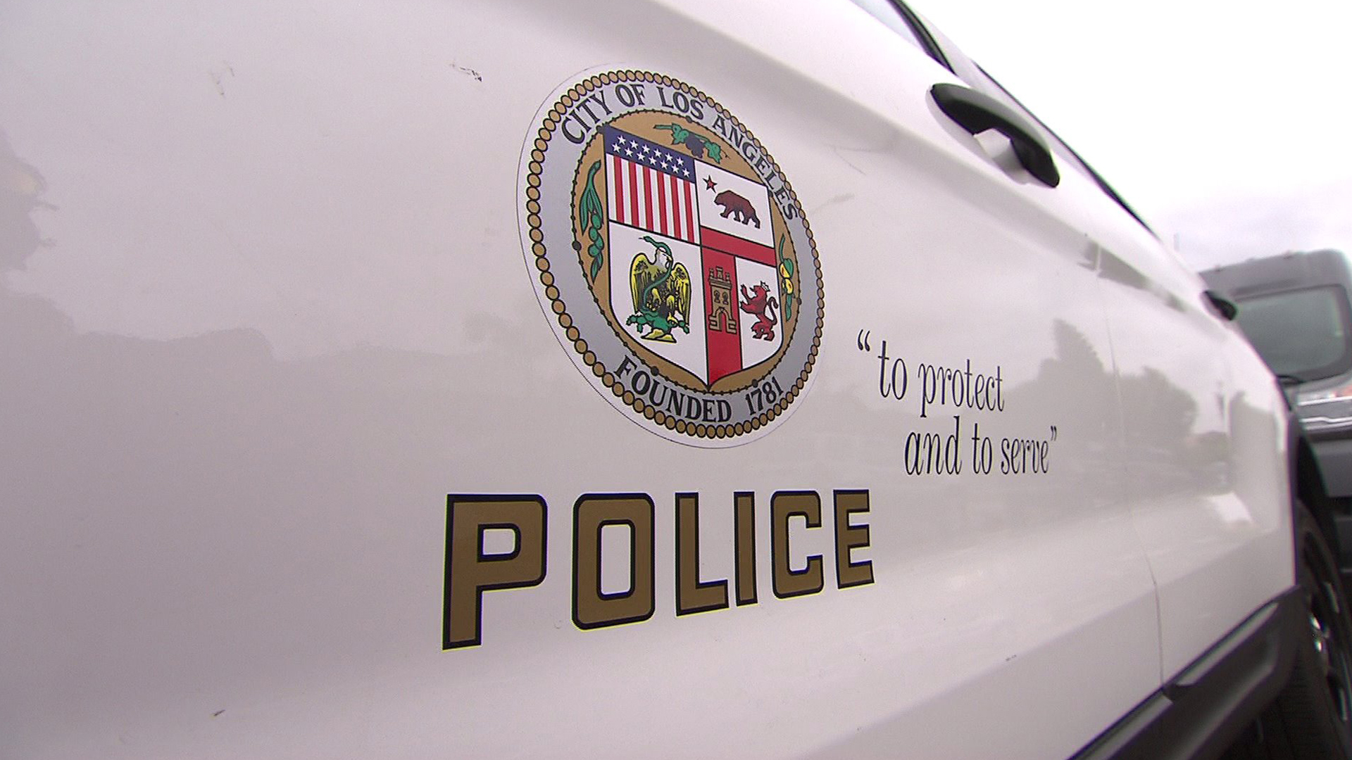 An LAPD patrol vehicle is seen in May 2017.