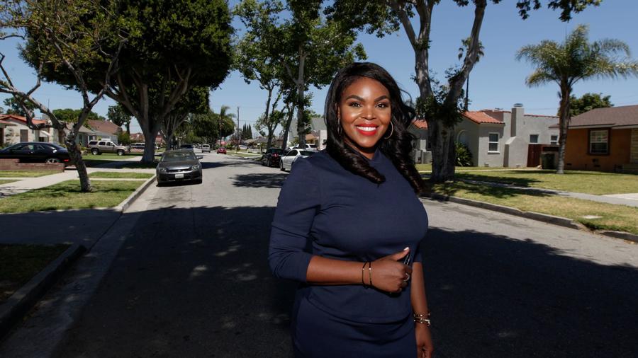 Compton Mayor Aja Brown became the city's youngest mayor in 2013. (Credit: Irfan Khan / Los Angeles Times)