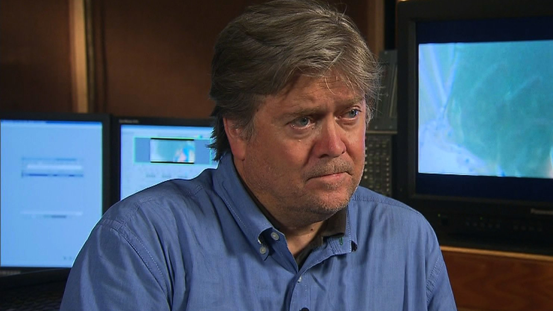 Steve Bannon, seen in a file photo, was fired from the Trump Administration, White House officials said on Aug. 18, 2017. (Credit: CNN)