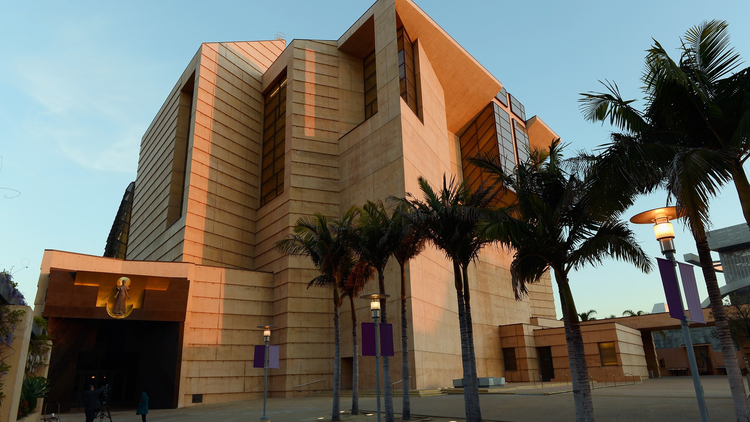 Cathedral Our Lady of the Angels is shown in a file photo on March 12, 2013 (Credit: Kevork Djansezian/Getty Images)