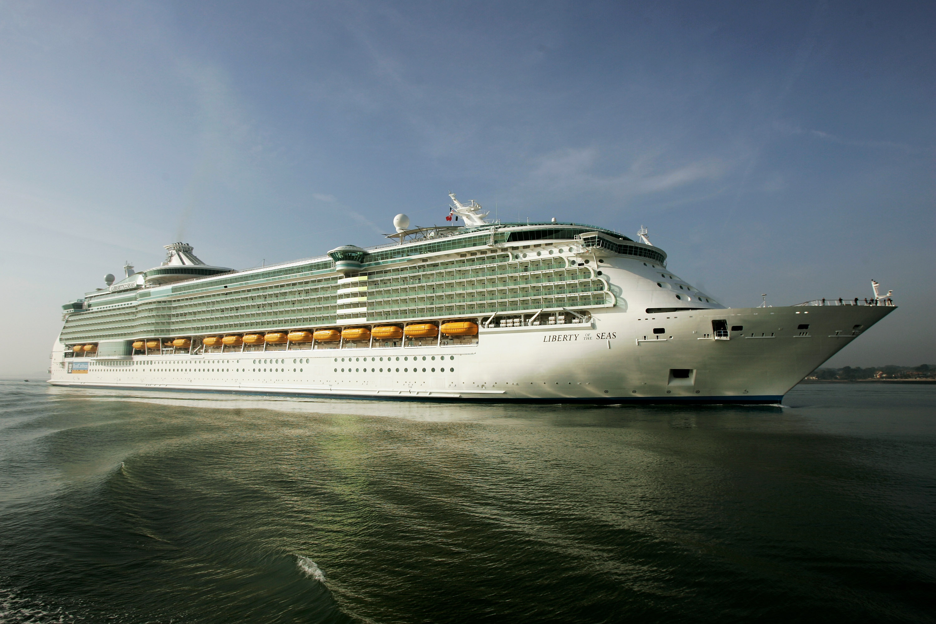 A Royal Caribbean cruise ship is seen in a file photo. (Credit: Bruno Vincent/Getty Images)