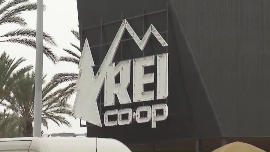 A new REI store in Burbank is seen in this image taken on Aug. 25, 2017. (Credit: KTLA)