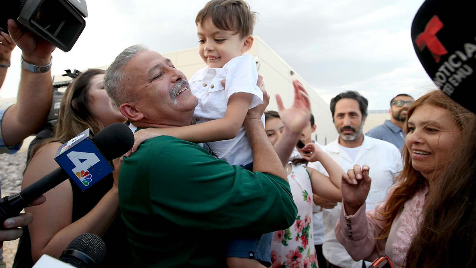 Romulo Avelica-Gonzalez was released from ICE custody on Aug. 30, 2017, and was reunited with his family. (Credit: Luis Sinco/Los Angeles Times)