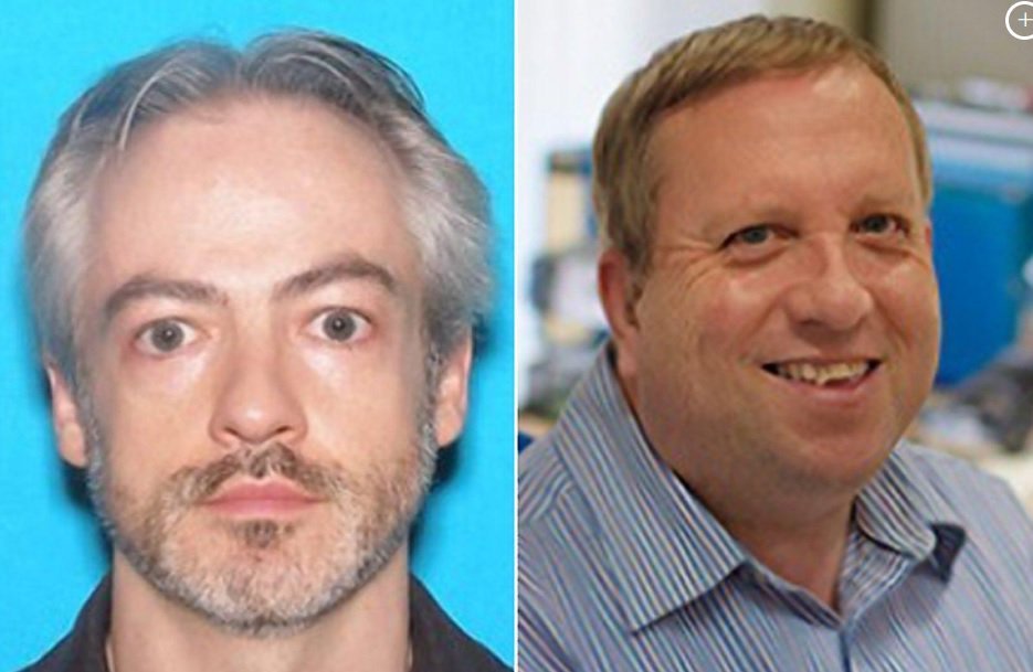 Wyndham Lathem, 42, and Andrew Warren, 56, are being sought by Chicago police after a 30-year-old man was found slain July 27 in a Chicago apartment. (Credit: Chicago Police Department)