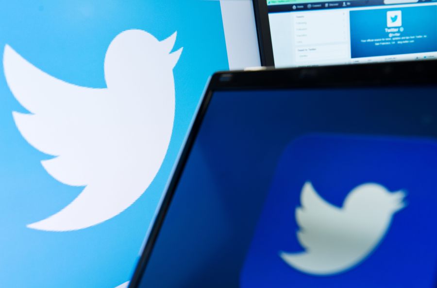 The logo of social networking website Twitter is displayed on a computer screen in a file photo. (Credit: Leon Neal / AFP / Getty Images)