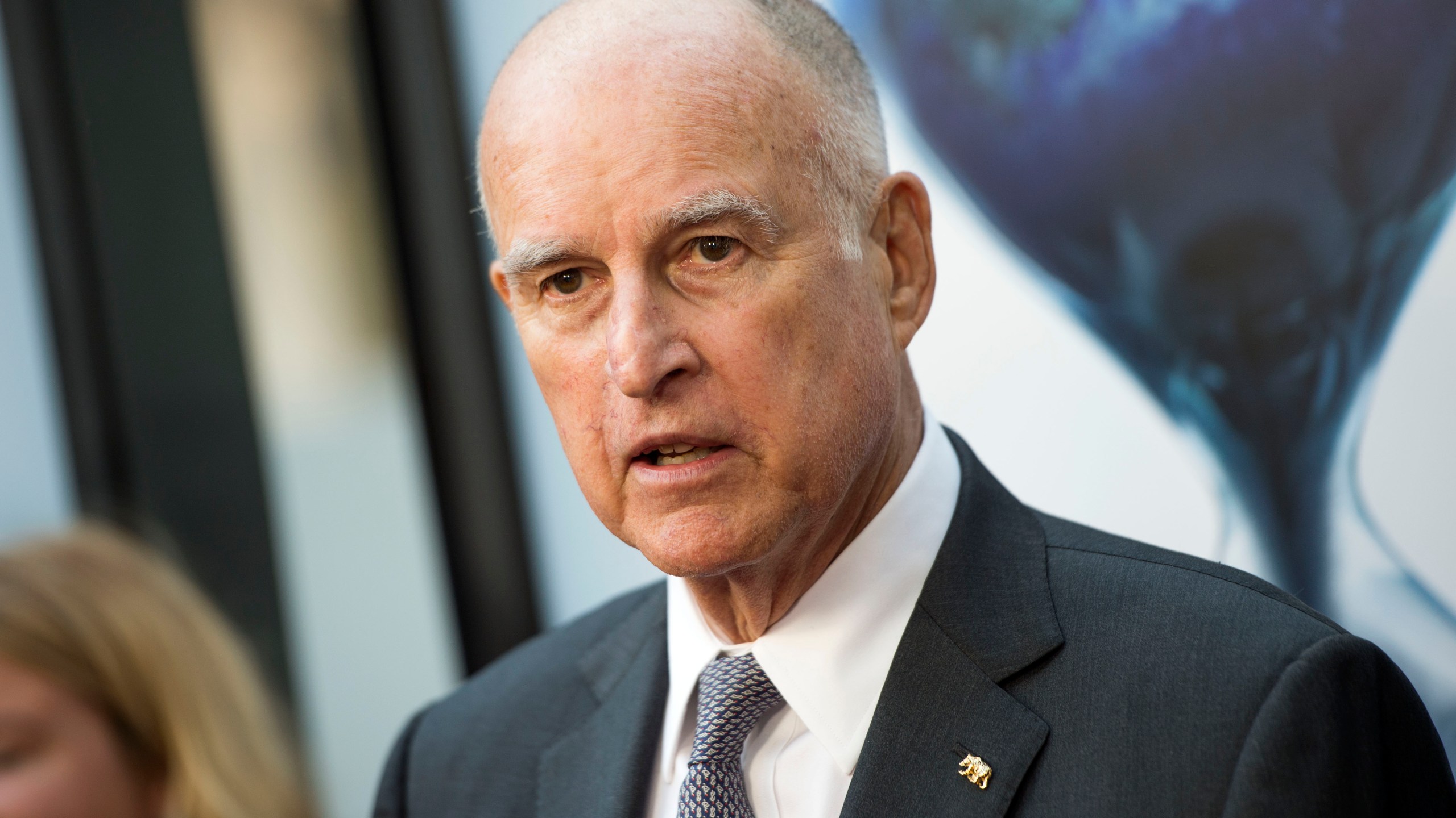 Governor of California Jerry Brown attends the Los Angeles Special Screening of "An Inconvenient Sequel: Truth to Power" at the Arclight Hollywood, on July 25, 2017. (Credit: Valerie Macon/AFP/Getty Images)