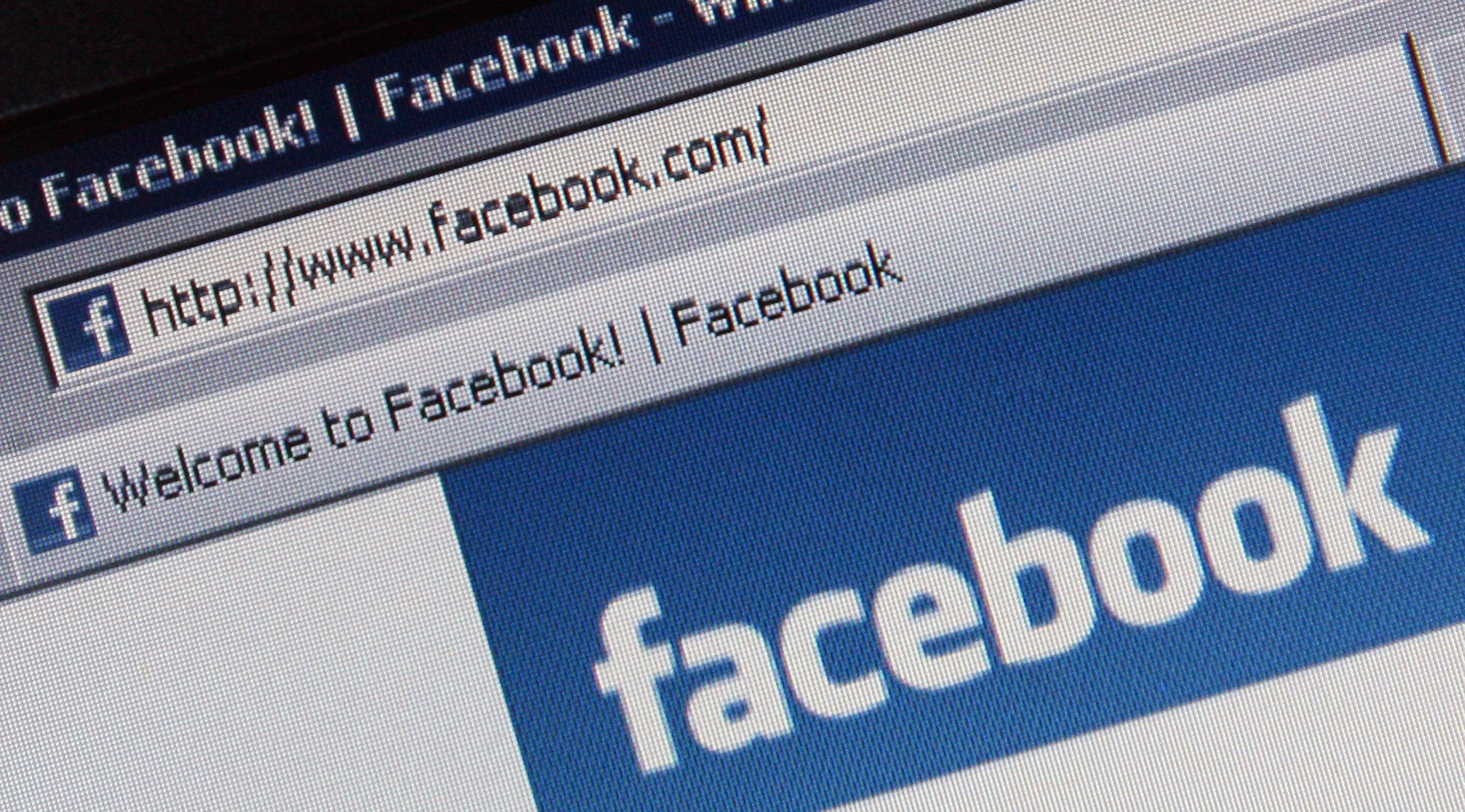 A Facebook page is seen in a file photo. (Credit: Dan Kitwood/Getty Images)