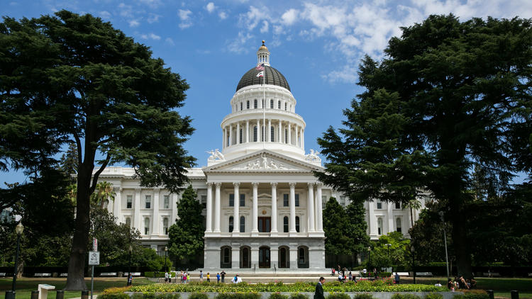 The California state capitol building in Sacramento is seen in a file photo. (Credit: Marcus Yam / Los Angeles Times)