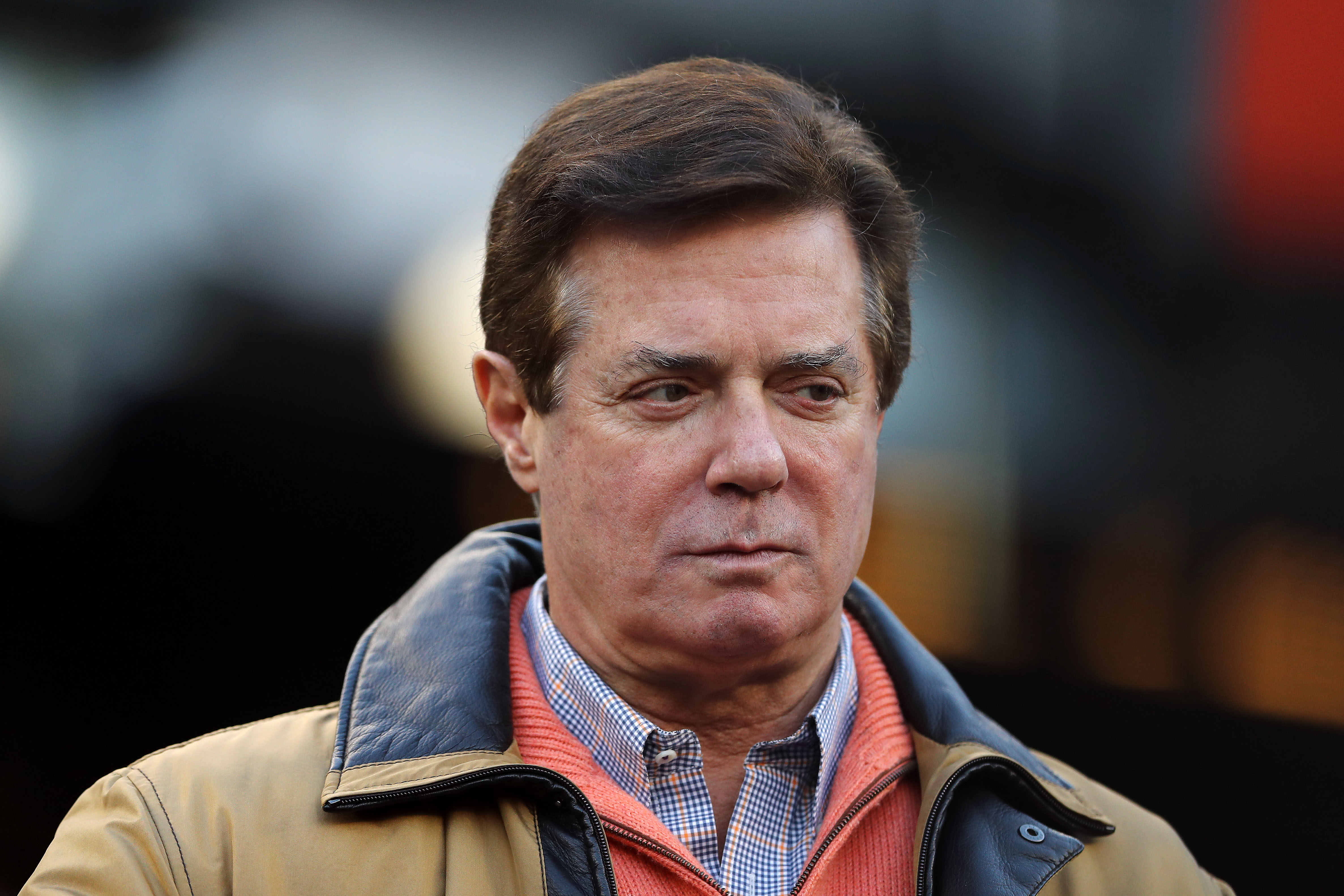 Former Donald Trump presidential campaign manager Paul Manafort looks on during Game Four of the American League Championship Series at Yankee Stadium on October 17, 2017 in New York City. (Credit: Elsa/Getty Images)