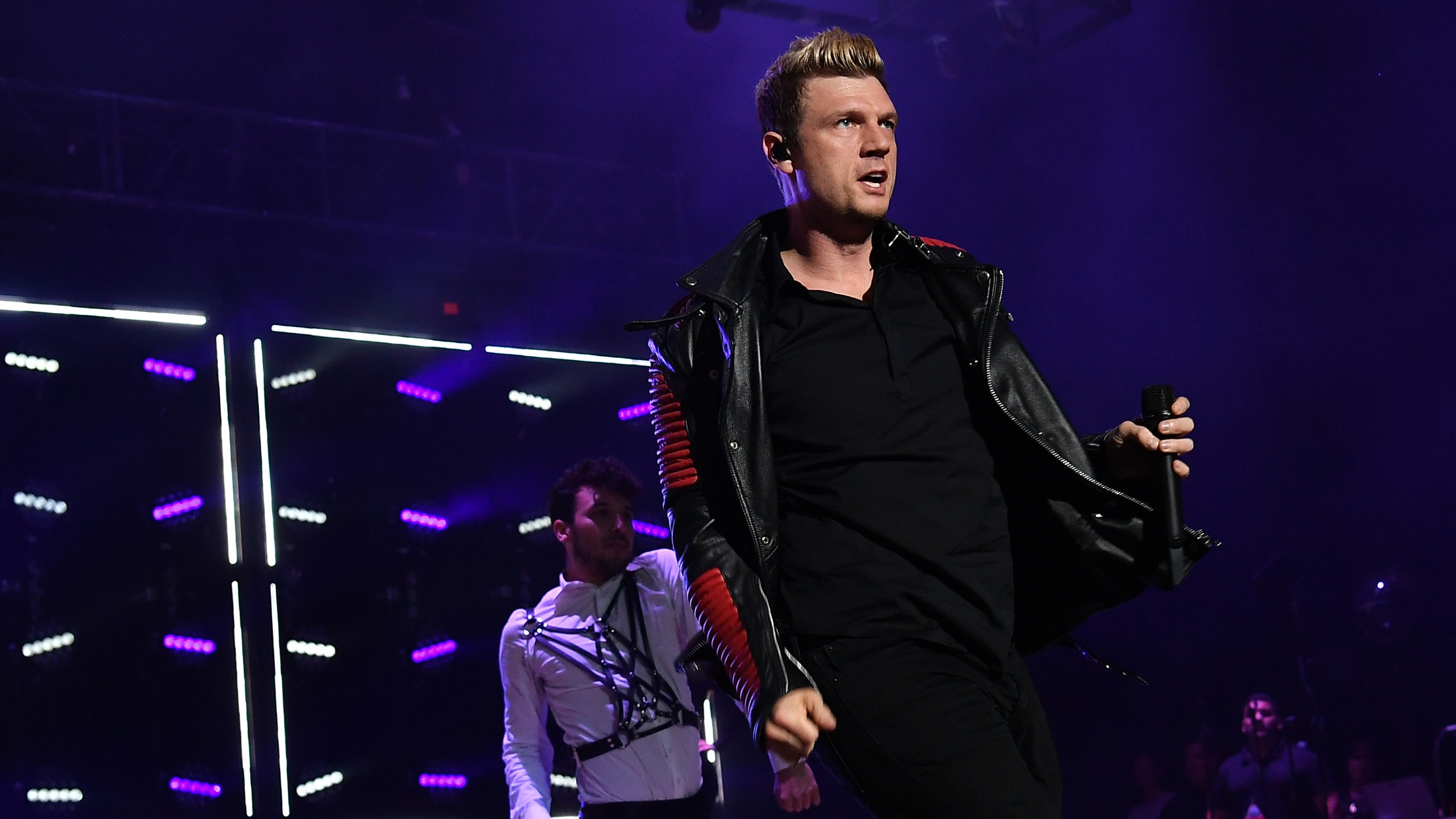 Nick Carter of Backstreet Boys performs onstage at Jones Beach Theater in Wantagh, New York on June 3, 2017. (Credit: Dia Dipasupil/Getty Images for iHeart Media)