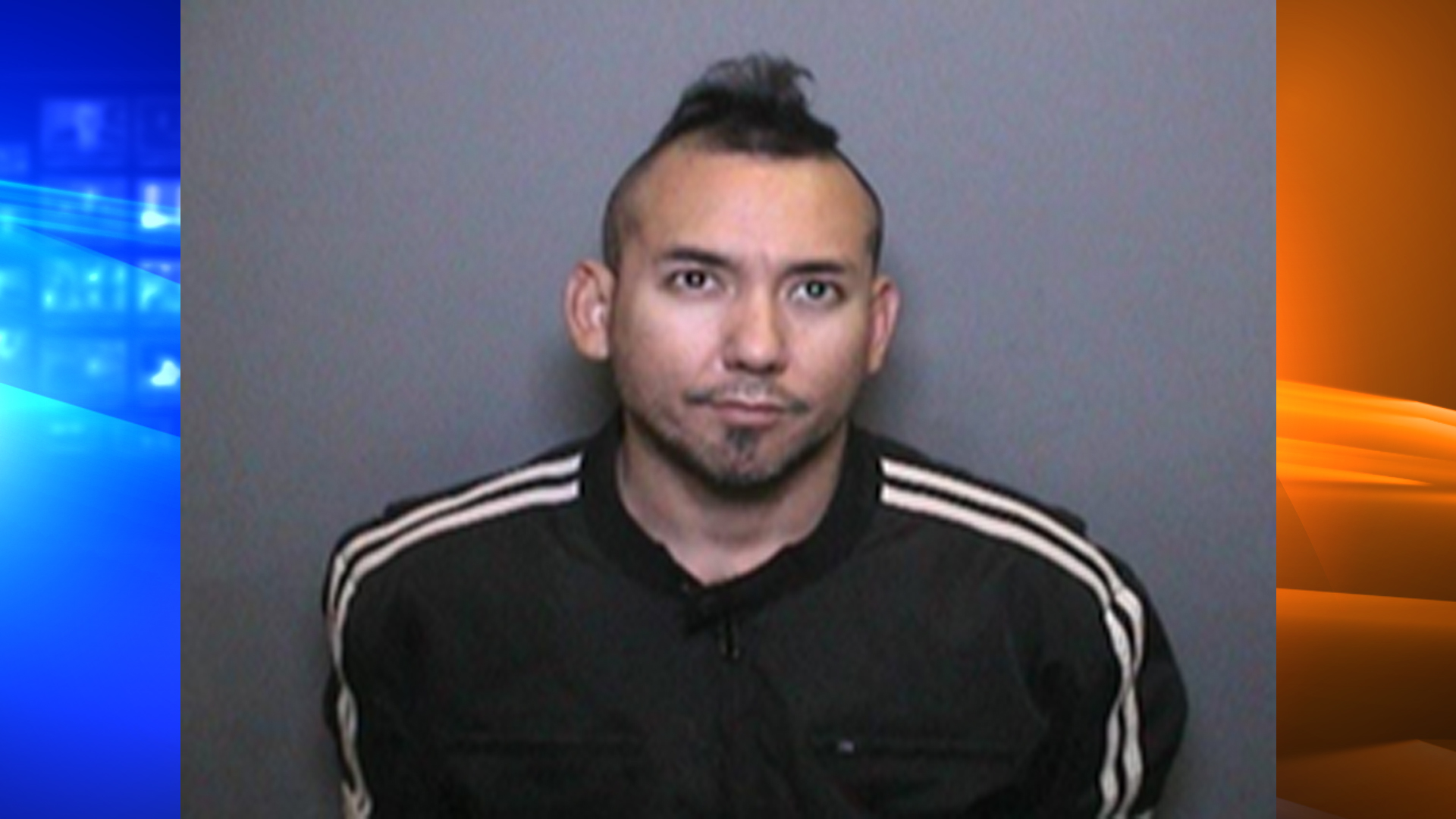 Ignacio Conlu Barandiaran is seen in a booking a photo released from the Orange County District Attorney's Office on Nov. 17, 2017.