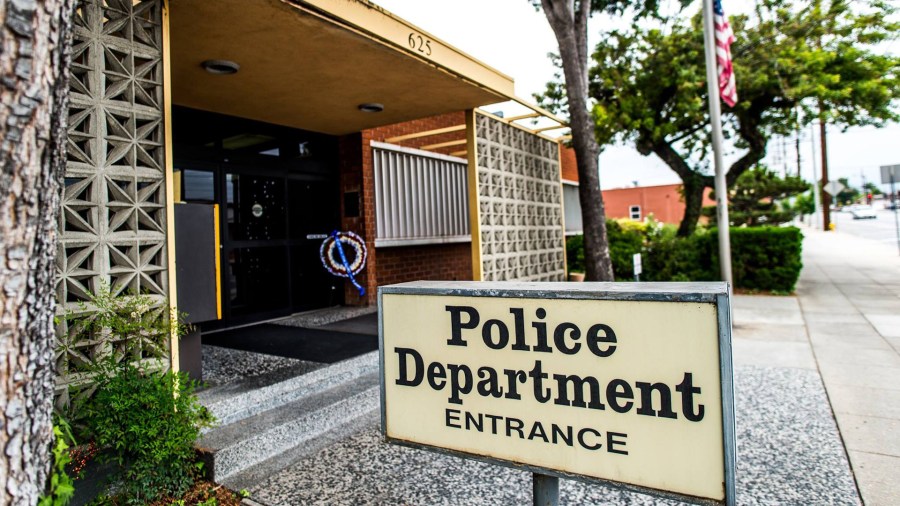 This undated photo shows the San Gabriel Police Department building. (Credit: City of San Gabriel)