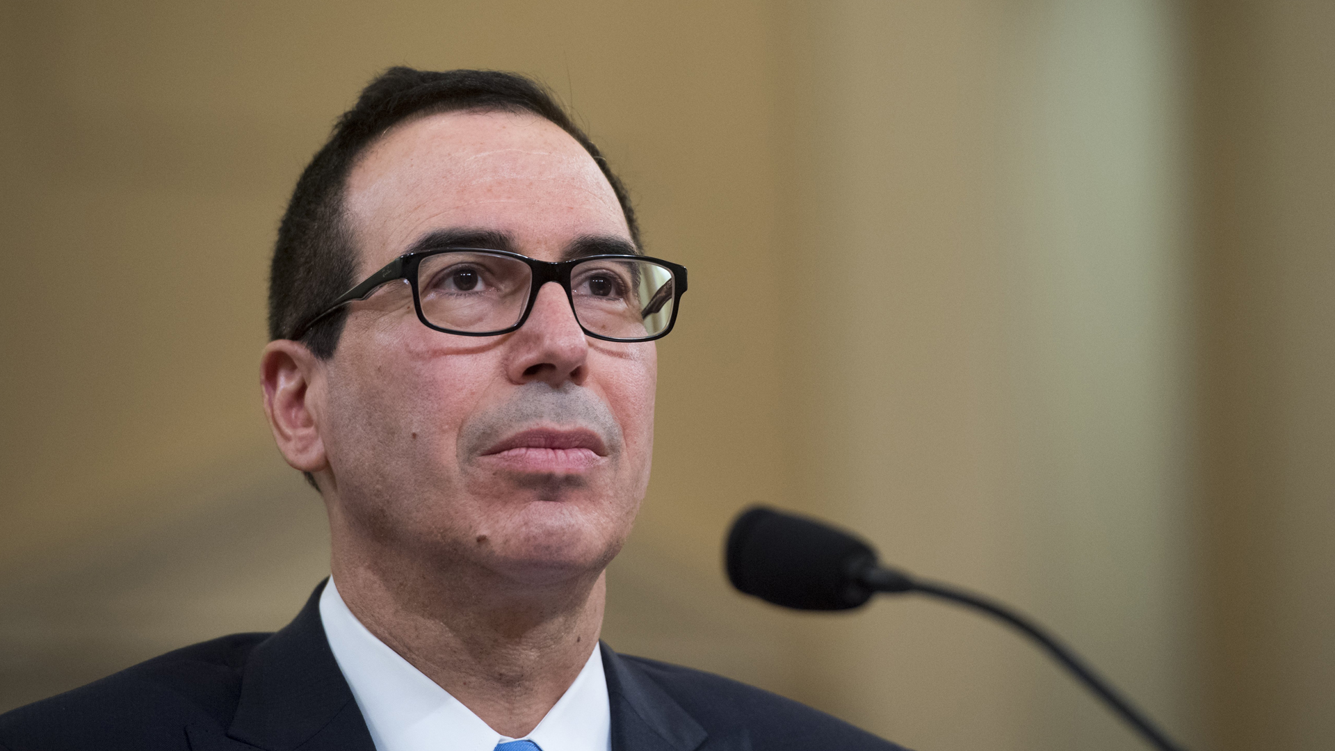 U.S. Secretary of Treasury Steven Mnuchin testifies on the Fiscal Year 2018 Budget before a U.S. House Ways and Means Committee hearing on Capitol Hill in Washington, D.C., May 24, 2017. (Credit: Saul Loeb/AFP/Getty Images)