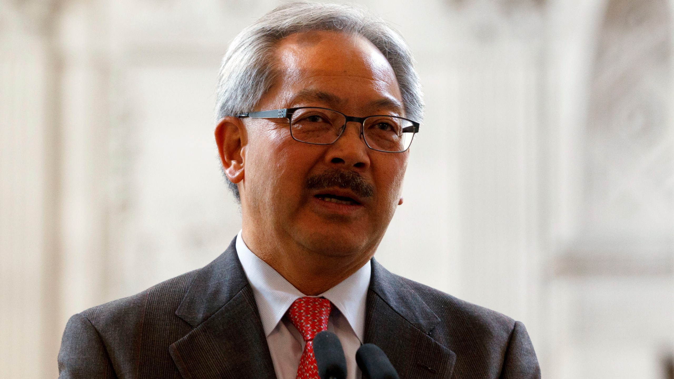 San Francisco mayor Ed Lee speaks during a press conference on July 2, 2014 in San Francisco, California. (Credit: Jason O. Watson/Getty Images)