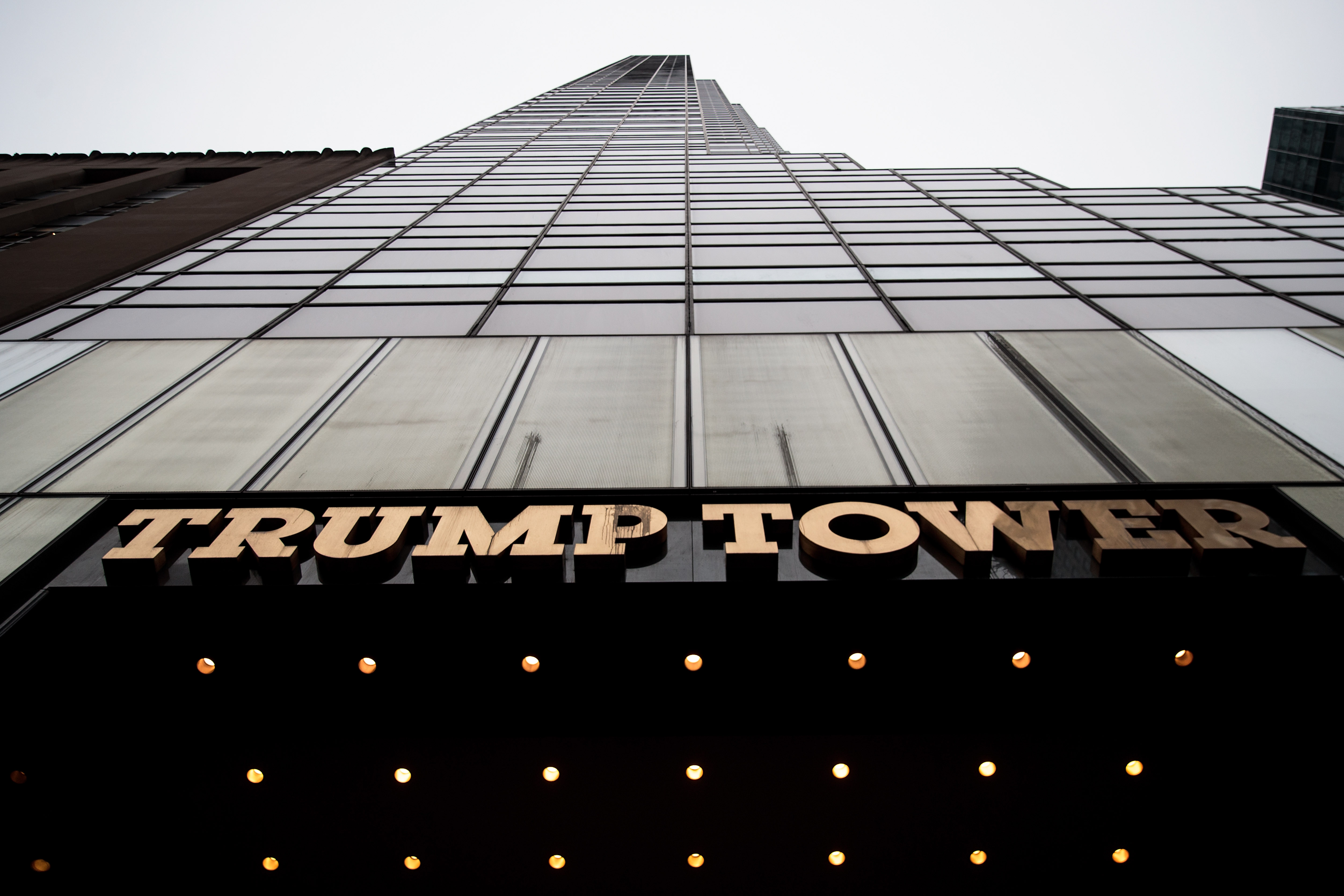 A view of Trump Tower on March 7, 2017 in New York City. (Credit: Drew Angerer/Getty Images)