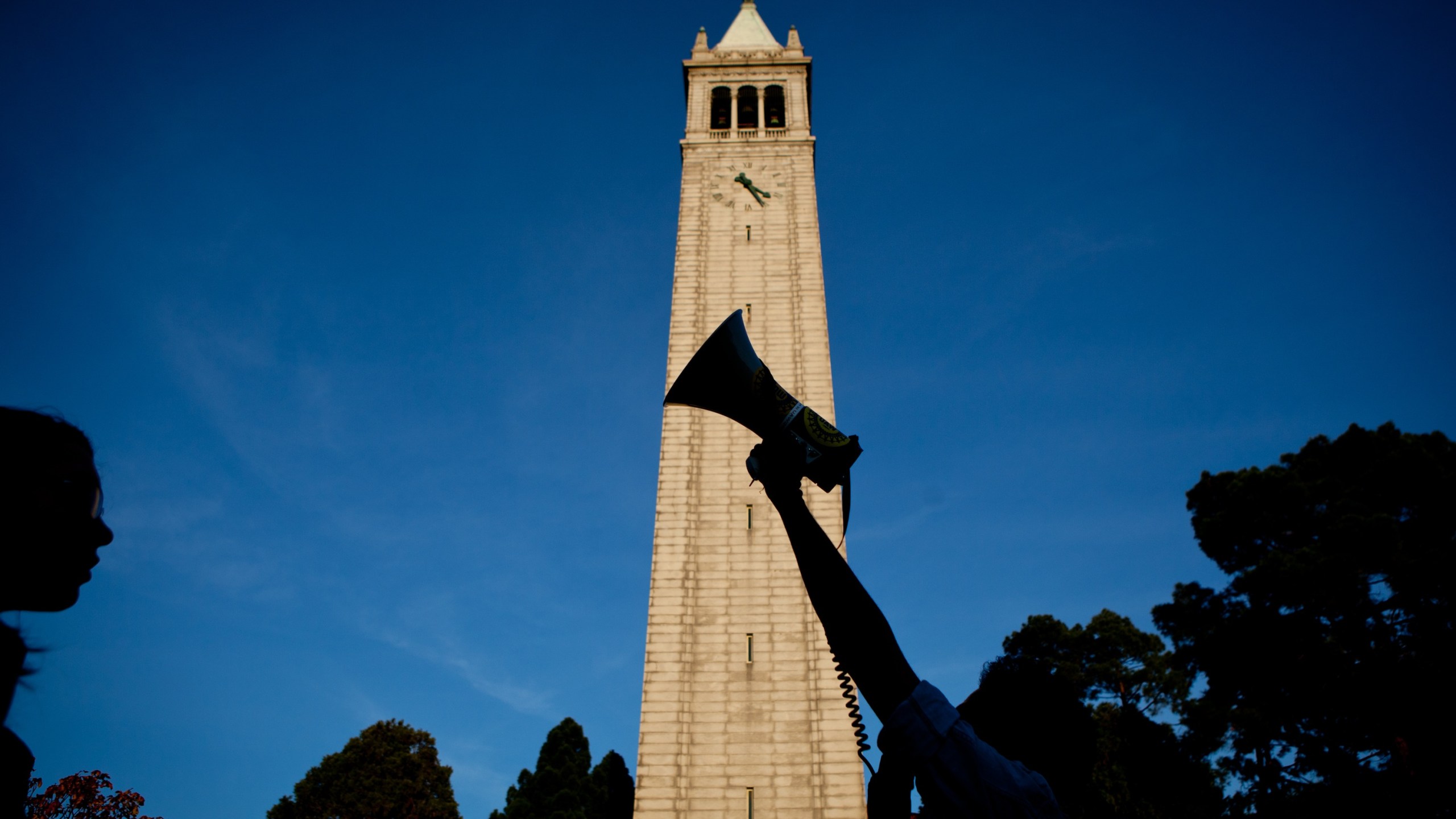 UC Berkeley students march through campus as part of an "open university" strike on Nov. 15, 2011. (Credit: Max Whittaker / Getty Images)