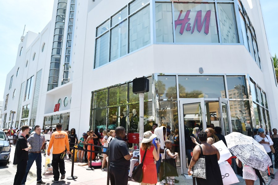 An exterior view of the H&M Collins Ave. store opening on May 11, 2017 in Miami, Florida. (Credit: Gustavo Caballero/Getty Images for H&M)