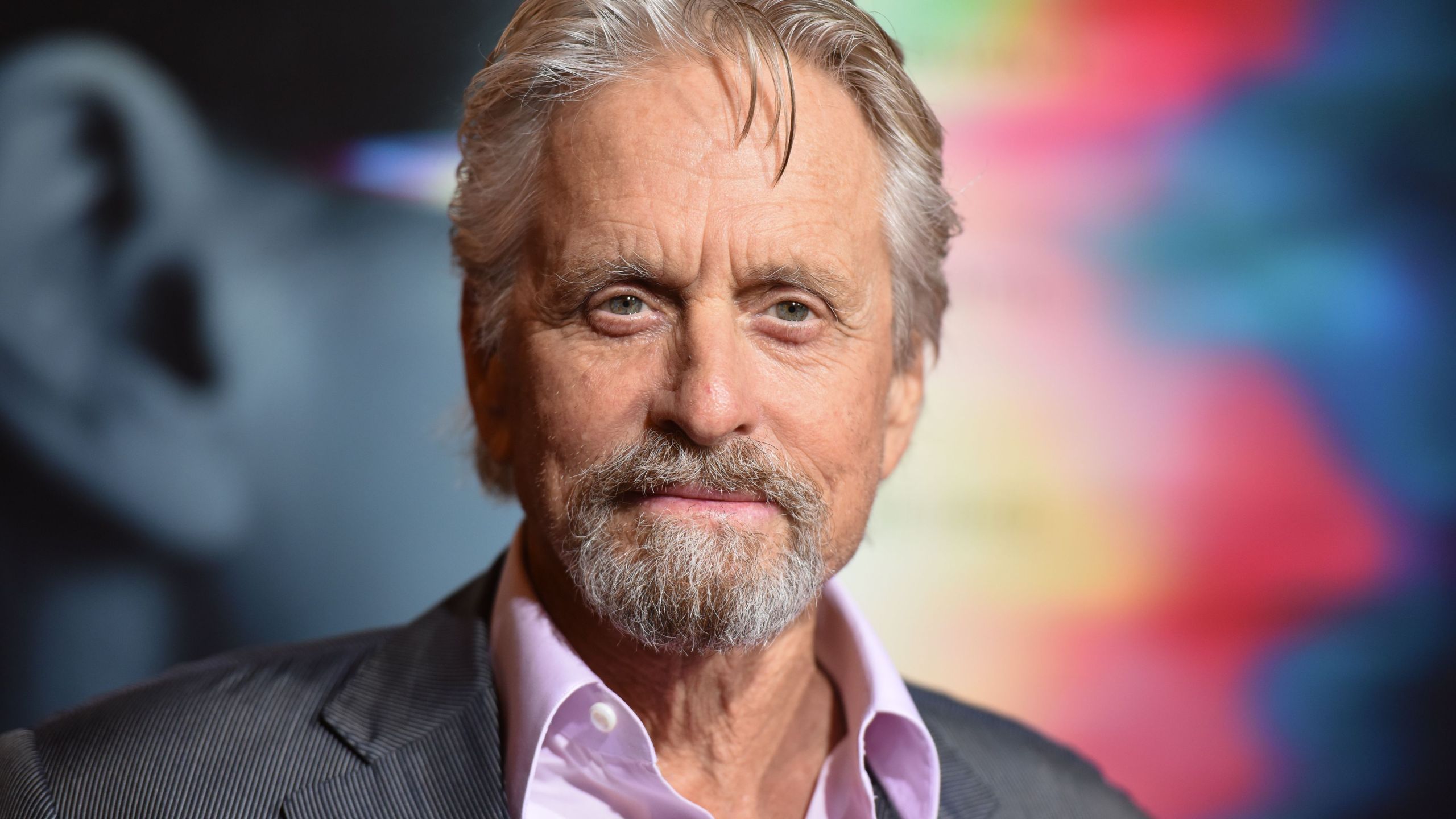 Actor Michael Douglas arrives for the world premiere of Columbia Pictures' "Flatliners," Sept. 27, 2017, at The Theatre at the Ace Hotel in Los Angeles. (Credit: Robyn Beck / AFP / Getty Images)