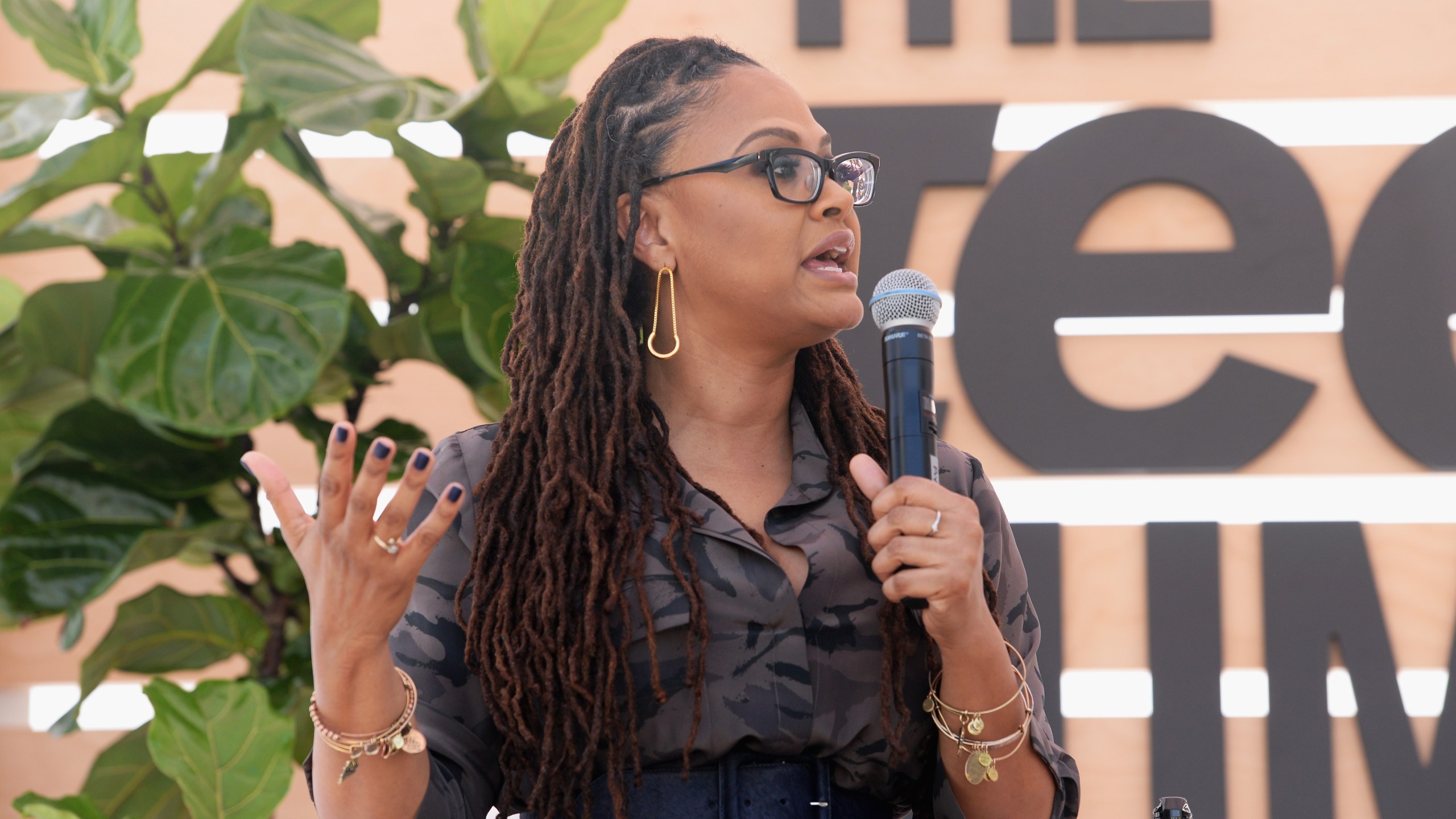 Ava DuVernay speaks onstage during The Teen Vogue Summit LA: Keynote Conversation with A Wrinkle In Time on Dec. 2, 2017, in Playa Vista (Credit: Vivien Killilea/Getty Images for Teen Vogue )