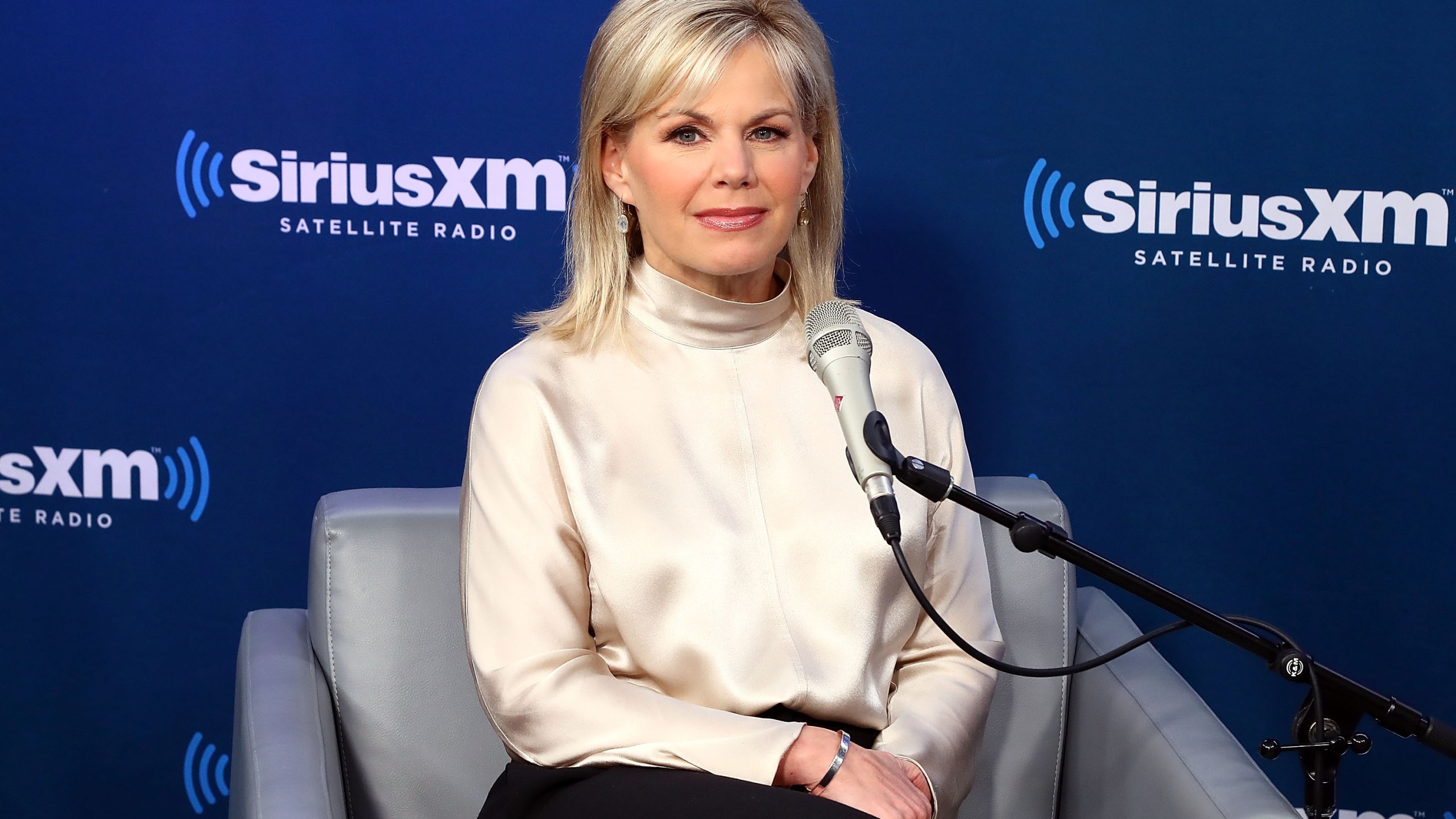 TV journalist and best-selling author Gretchen Carlson attends SiriusXM's "Leading Ladies With Gretchen Carlson" hosted by SiriusXM in New York City on Dec. 12, 2017. (Credit: Astrid Stawiarz/Getty Images for SiriusXM)