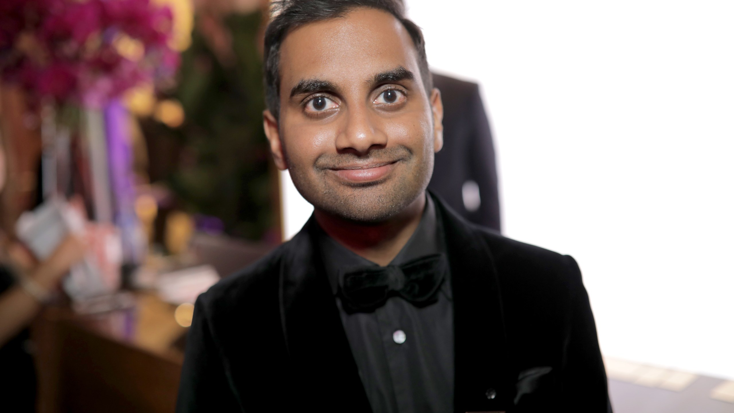 Actor/producer Aziz Ansari attends the Official Viewing and After Party of The Golden Globe Awards hosted by The Hollywood Foreign Press Association on Jan. 7, 2018, in Beverly Hills. (Credit: Greg Doherty/Getty Images)