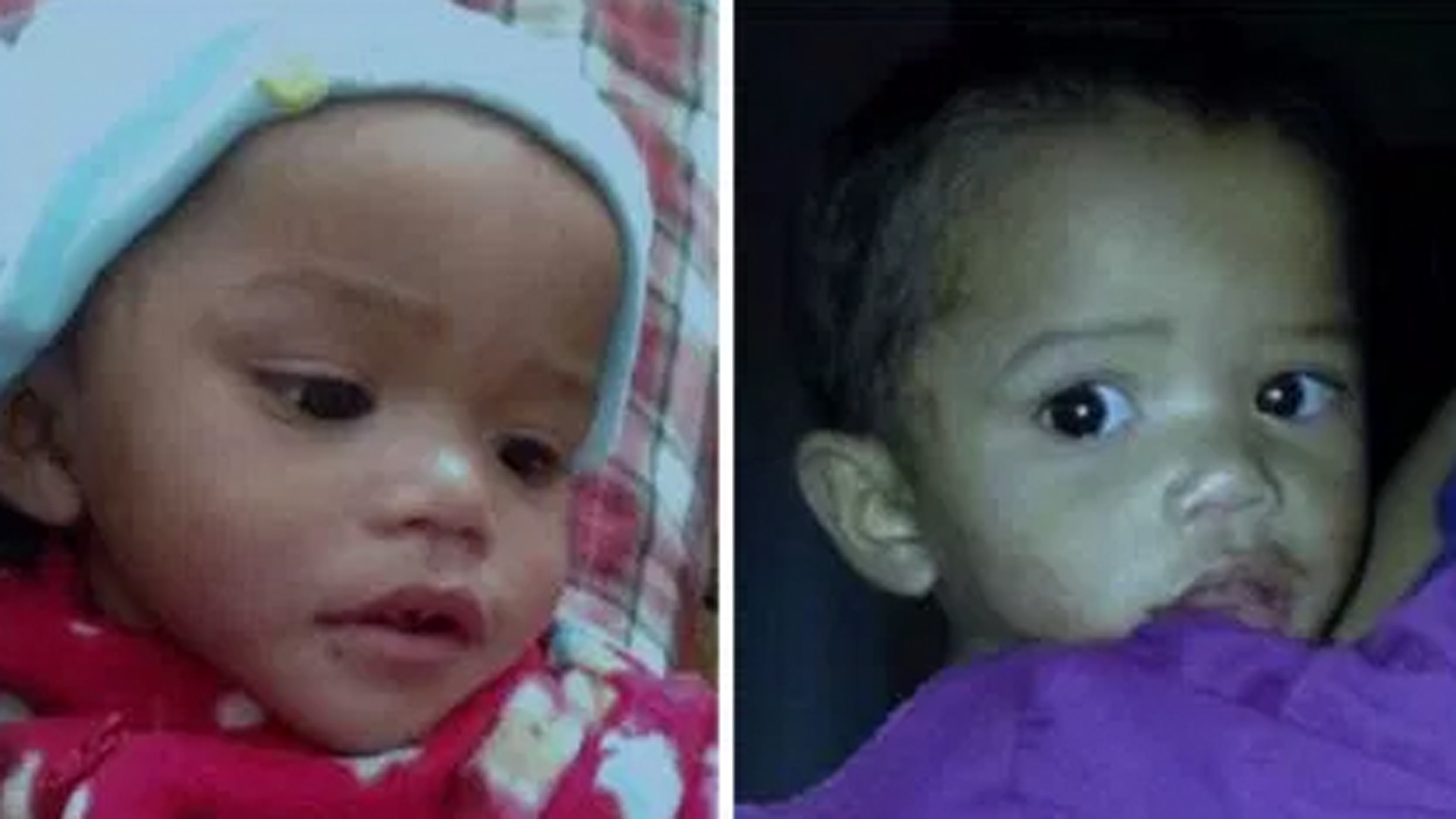 Police released two photos of Setina Weddles, one of the missing twin toddlers out of Stockton.