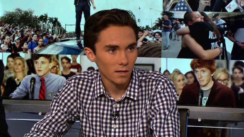 David Hogg speaks with CNN's Reliable Sources on Feb. 25, 2018. (Credit: CNN)