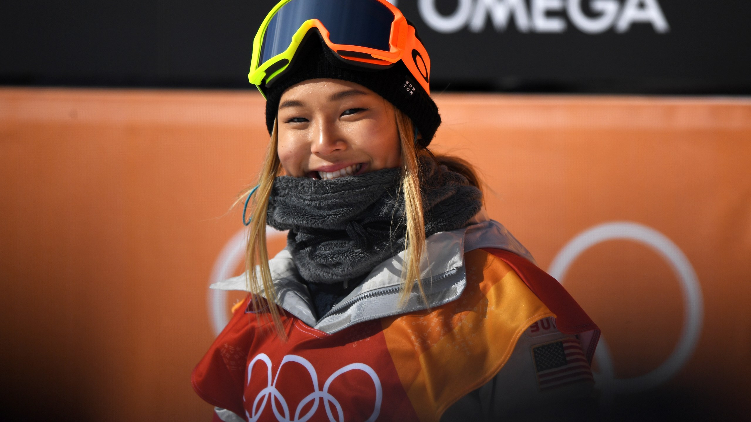 Chloe Kim is seen at the Pyeongchang 2018 Winter Olympic Games at Phoenix Snow Park on Feb. 12, 2018 in Pyeongchang-gun, South Korea. (Credit: David Ramos/Getty Images)