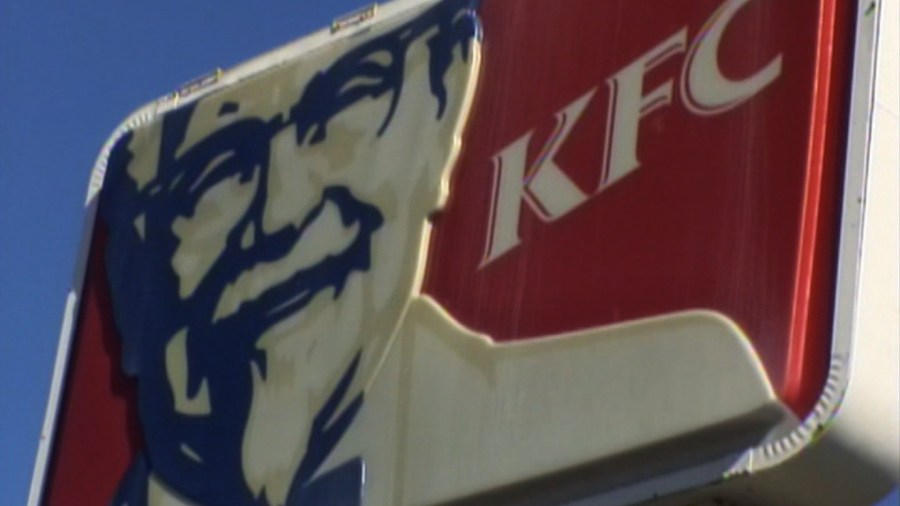 A KFC sign is seen in a file photo. (Credit: CNN)