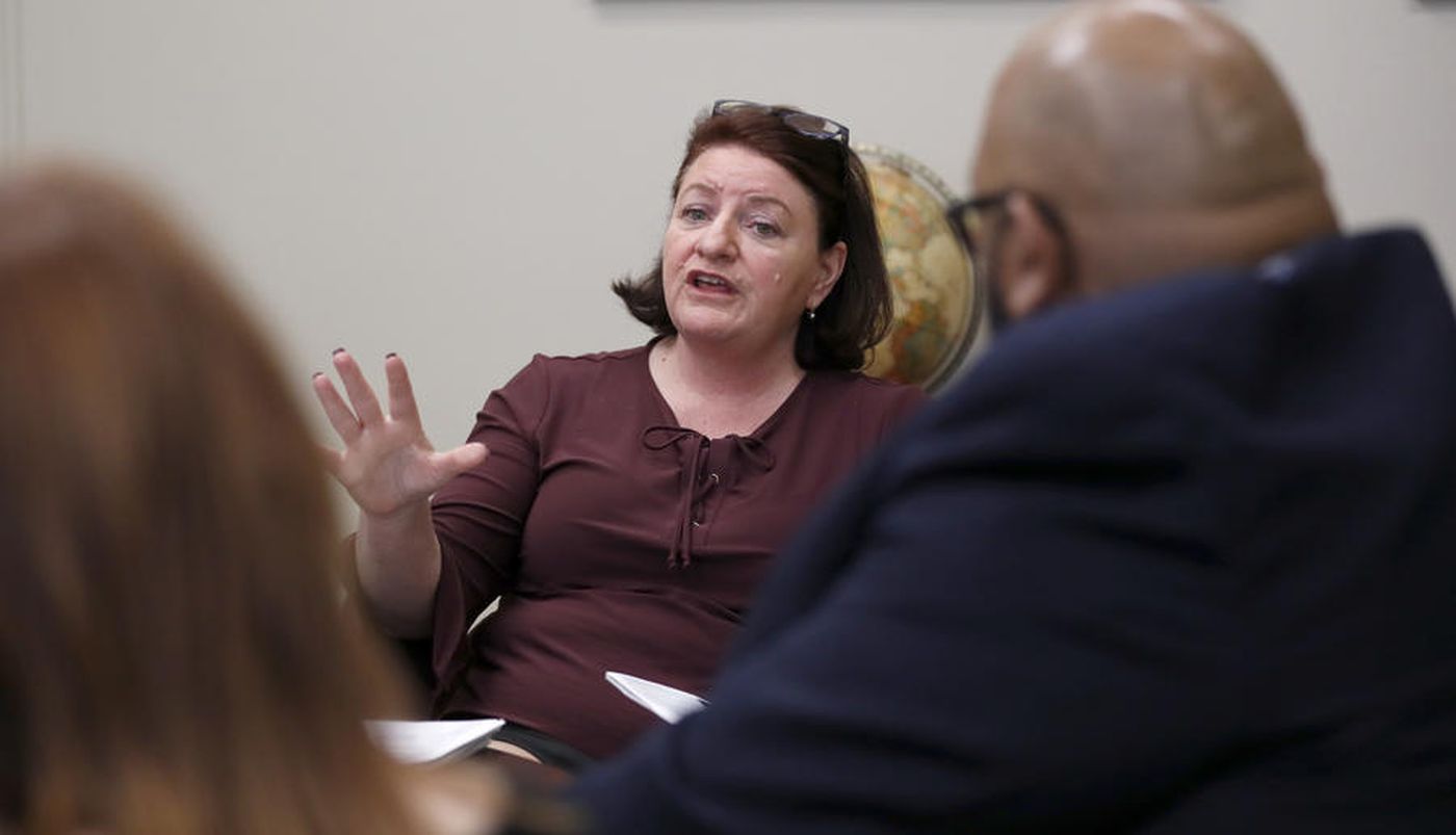 California Senate leader Toni Atkins is shown in her district office in March 2018. (Credit: Allen J. Schaben / Los Angeles Times)