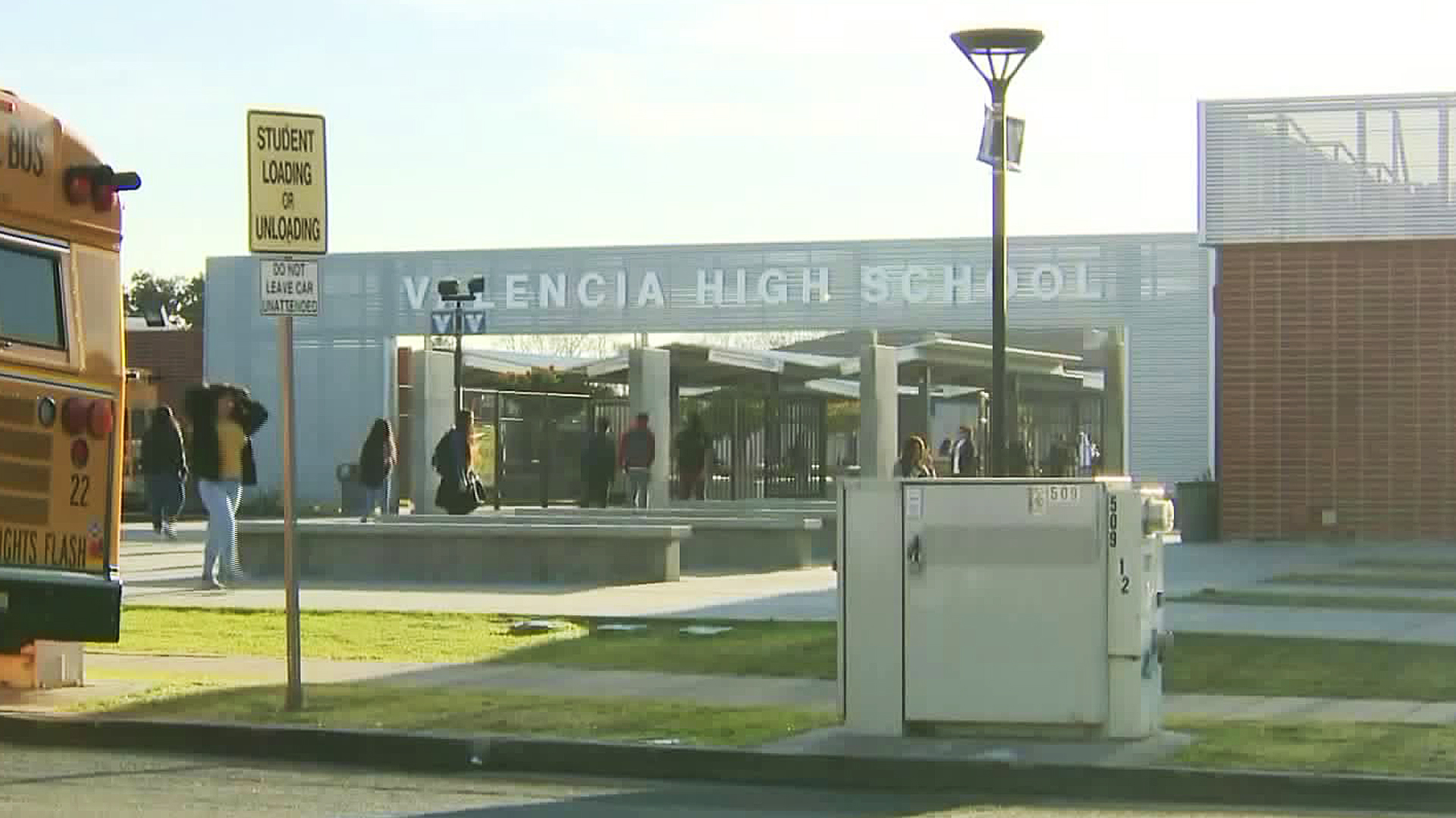 Valencia High School in Placentia is seen in this file photo. (Credit: KTLA)