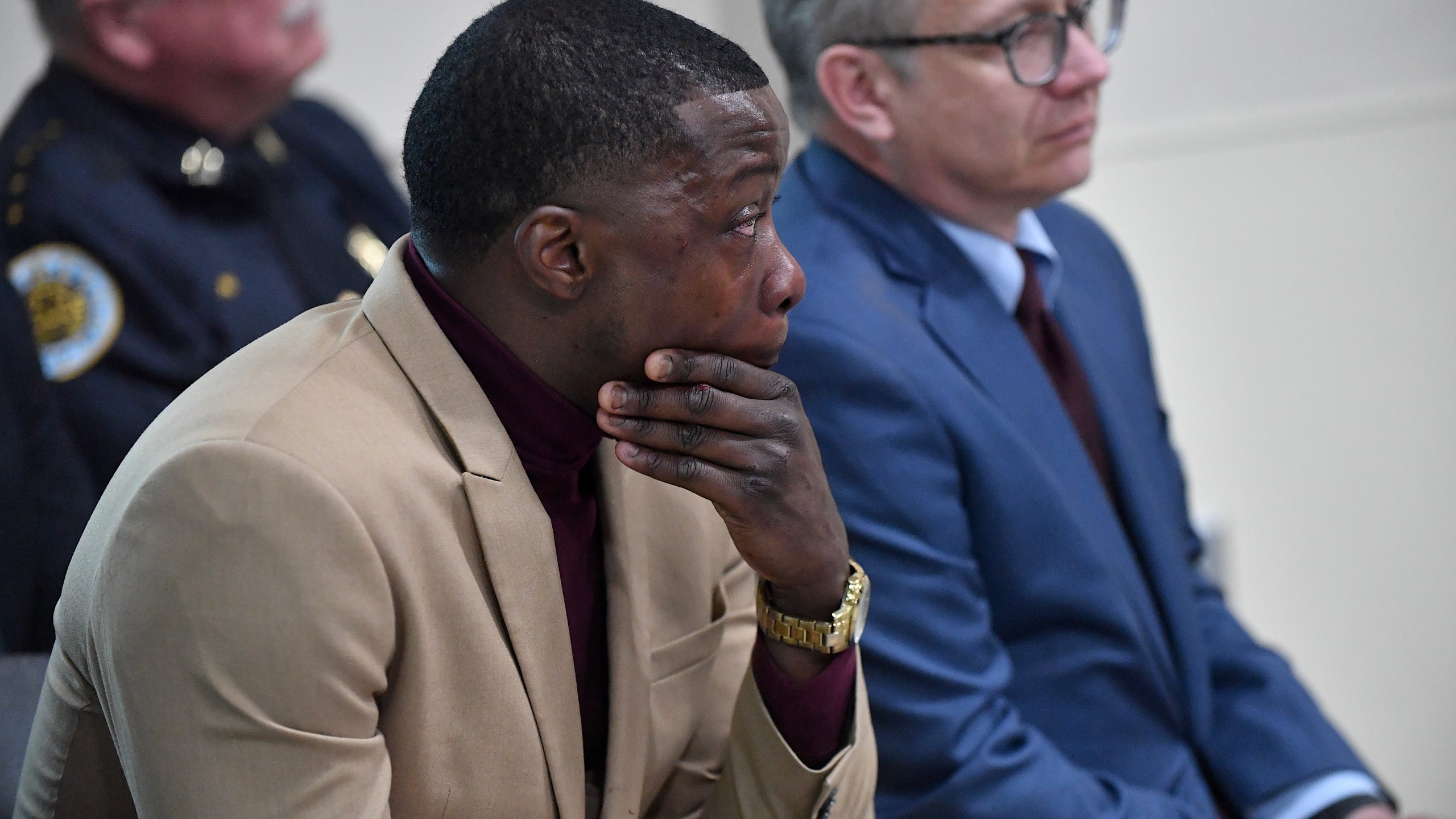 James Shaw Jr. attends a press conference on April 22, 2018 in Nashville, Tennessee. (Credit: Jason Davis/Getty Images)