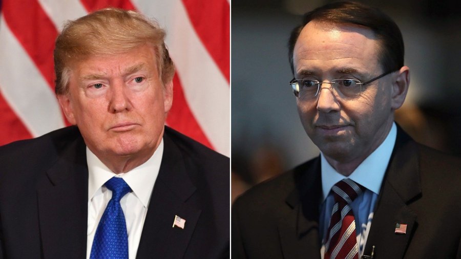 President Donald Trump is considering firing Deputy Attorney General Rod Rosenstein, multiple people familiar with the discussions tell CNN, a move that has gained urgency following the raid of the office of the President's personal lawyer.