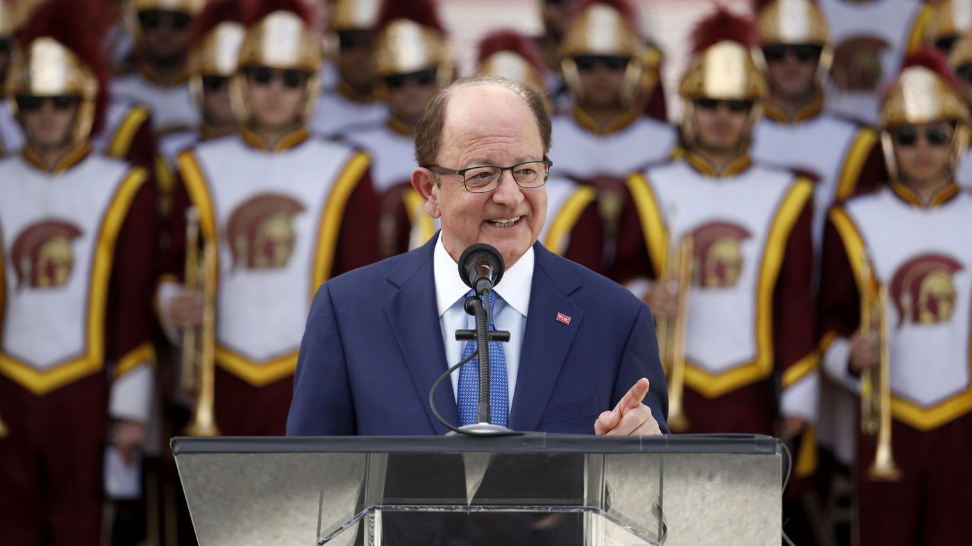 C.L. Max Nikias is seen in an undated photo. (Credit: Gary Coronado / Los Angeles Times)