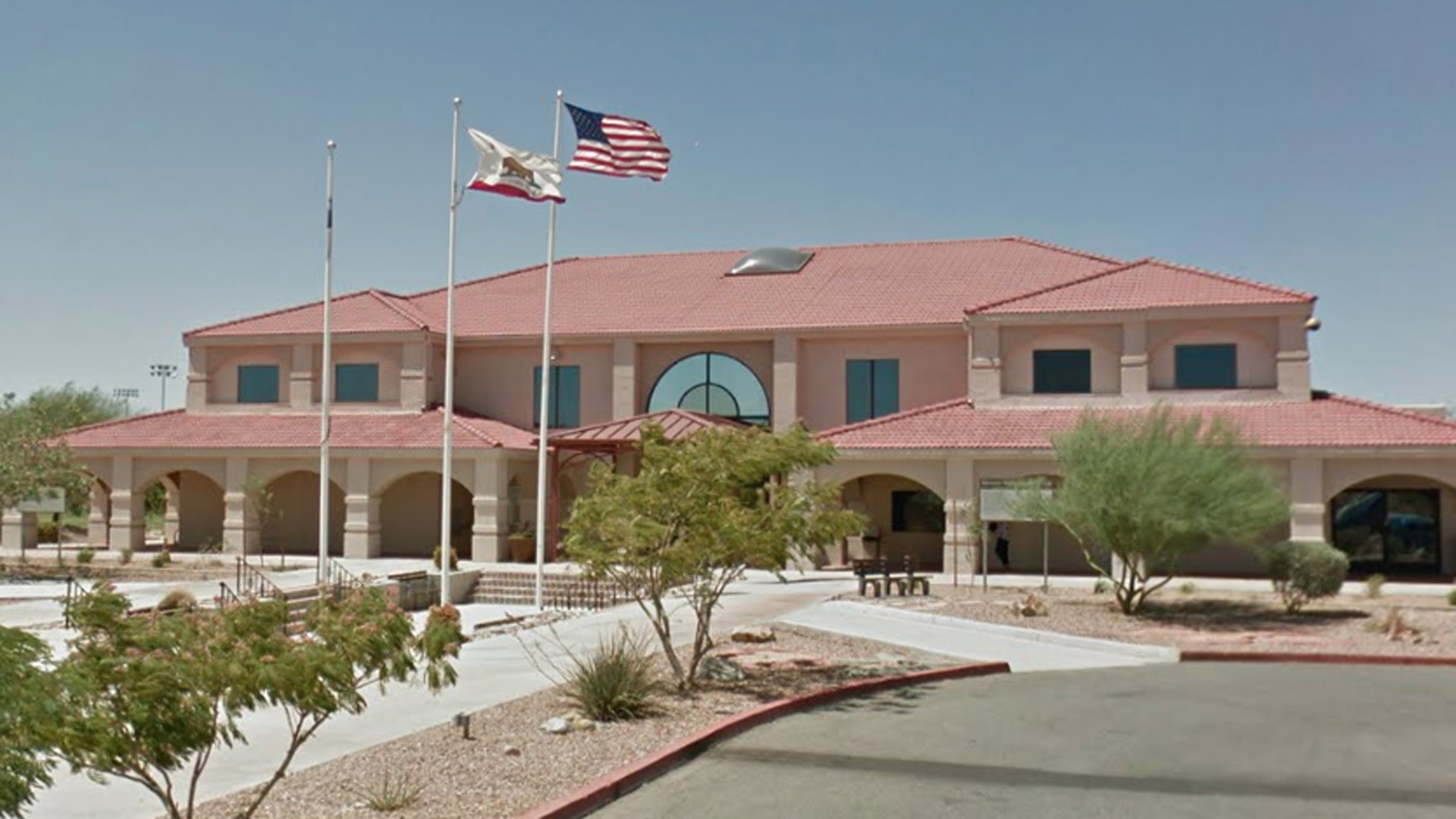 A view of Adelanto City Hall is seen in this Google Maps image.