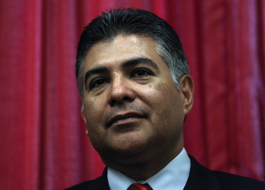 Rep. Tony Cardenas (D-CA) listens during a news conference on immigration reform on Nov. 13, 2013. (Credit: Alex Wong/Getty Images)