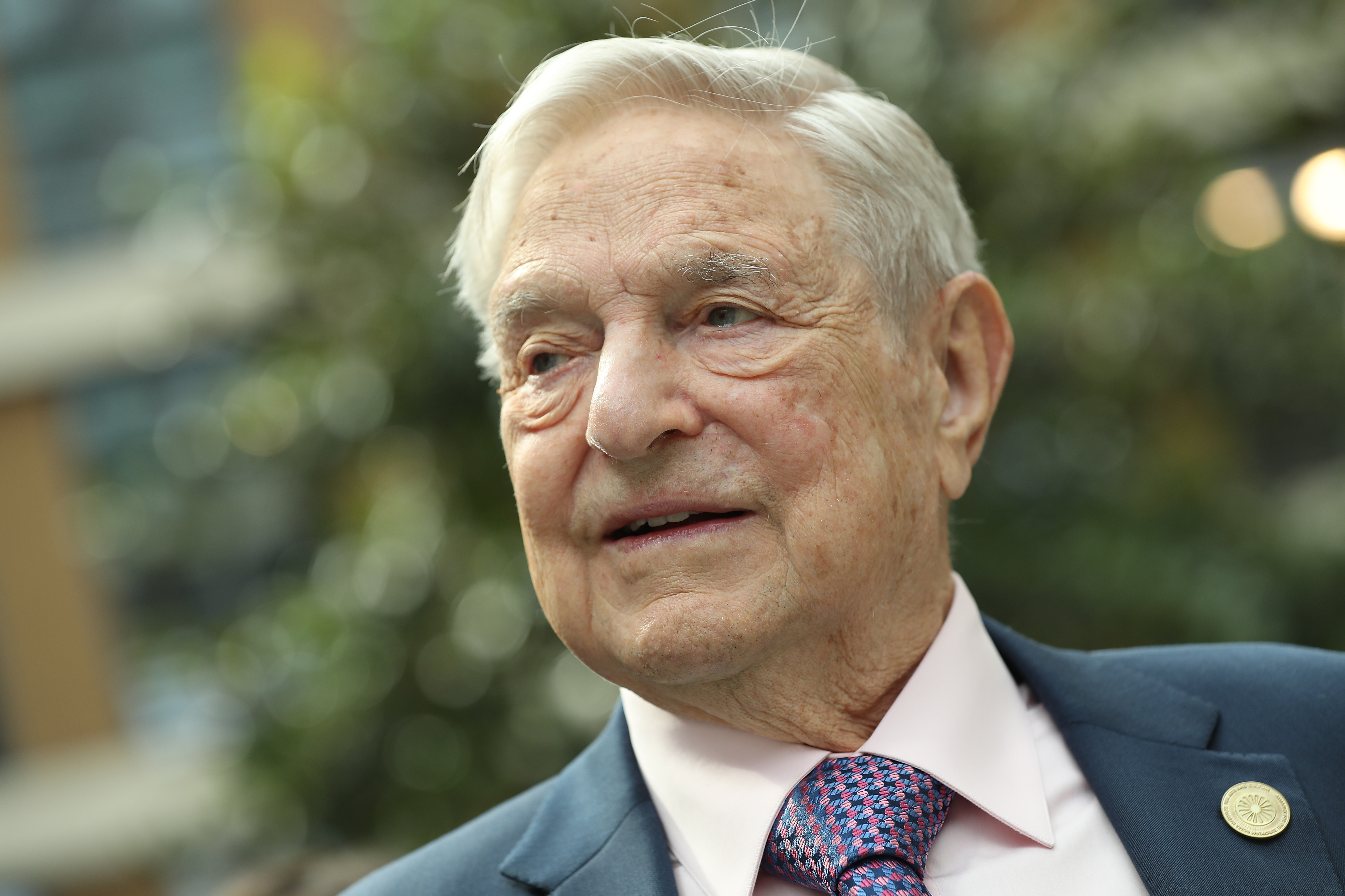 Financier and philanthropist George Soros attends the official opening of the European Roma Institute for Arts and Culture at the German Foreign Ministry on June 8, 2017. (Credit: Sean Gallup/Getty Images)