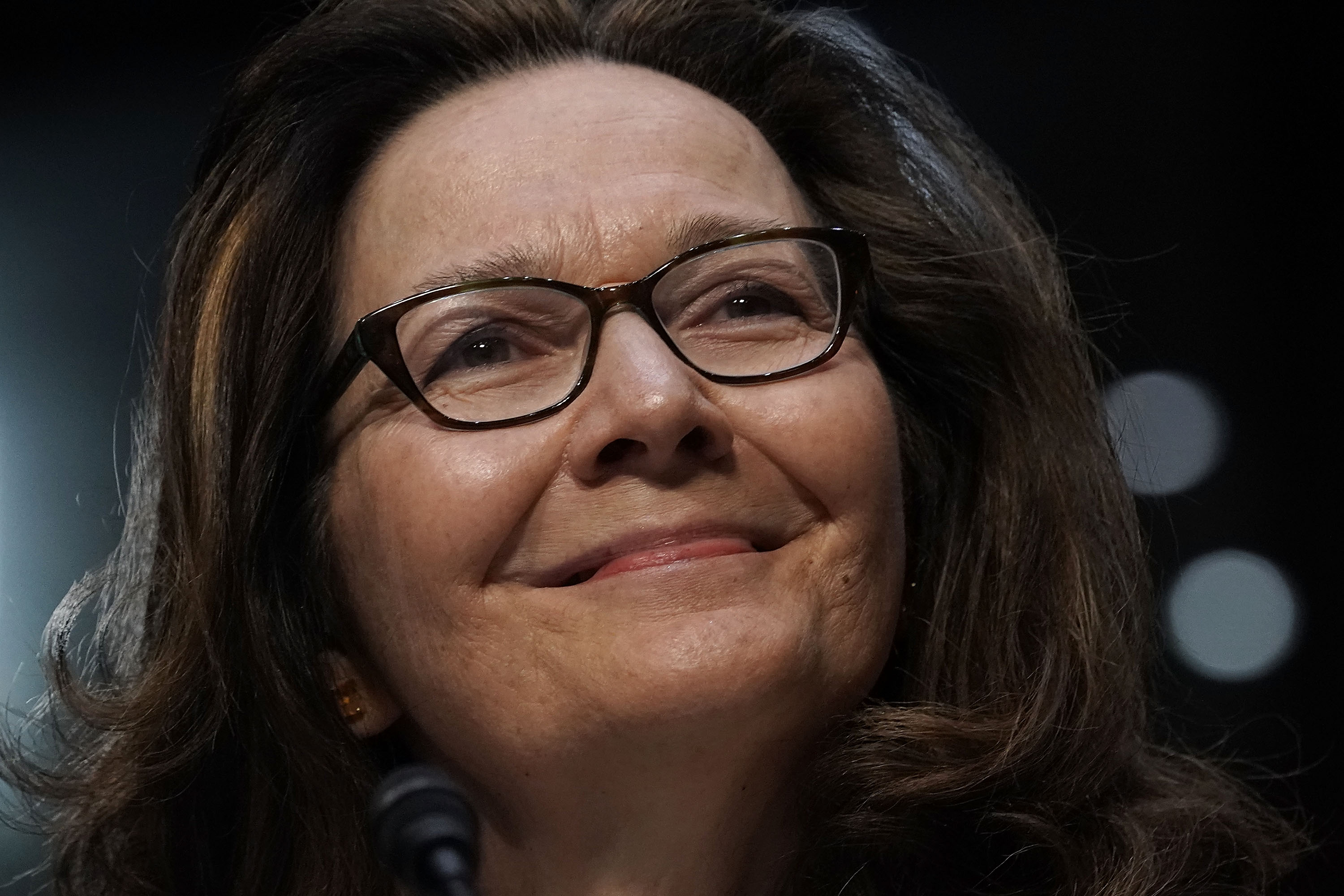 CIA Director nominee Gina Haspel speaks during her confirmation hearing before the Senate (Select) Committee on Intelligence May 9, 2018 in Washington, DC. (Credit: Alex Wong/Getty Images)